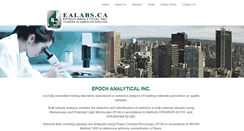 Desktop Screenshot of ealabs.ca